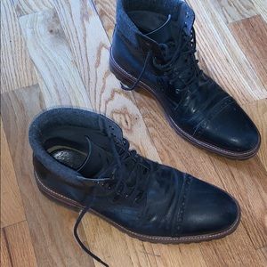 Johnston & Murphy black leather Boots - 10.5